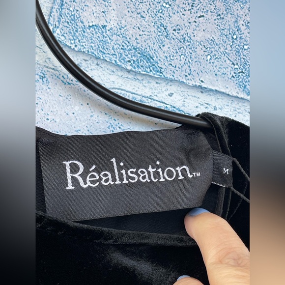 realisation par the mary jane crushed velvet dress size medium NWT - Picture 10 of 14